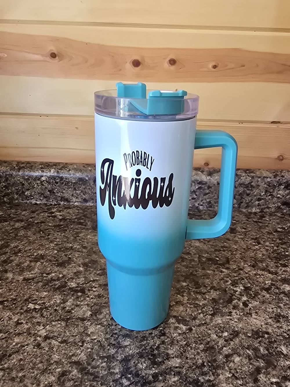 40 oz Tumbler Probably Anxious